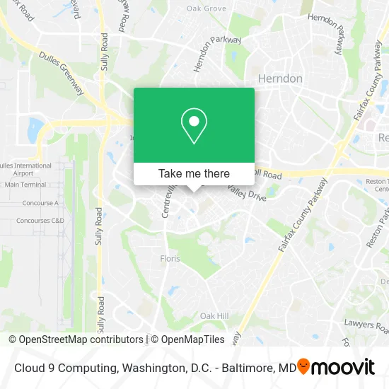 Cloud 9 Computing map