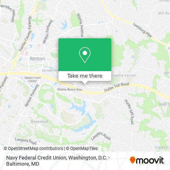 Mapa de Navy Federal Credit Union