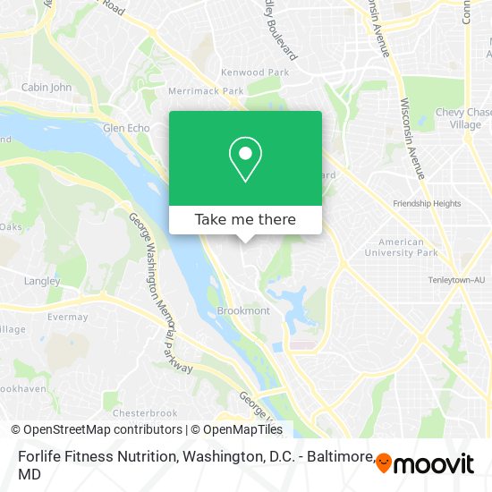 Forlife Fitness Nutrition map