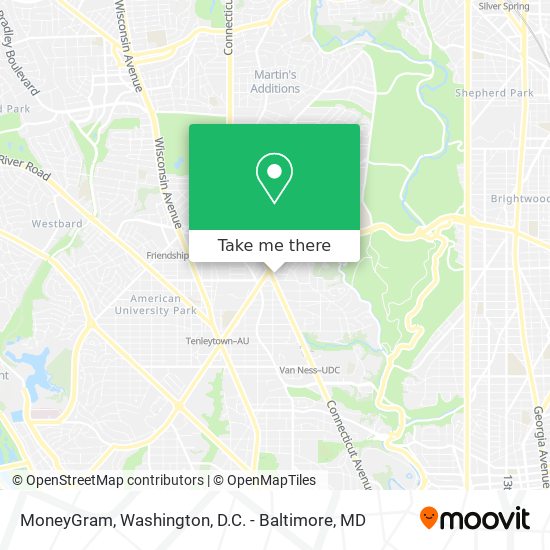 MoneyGram map