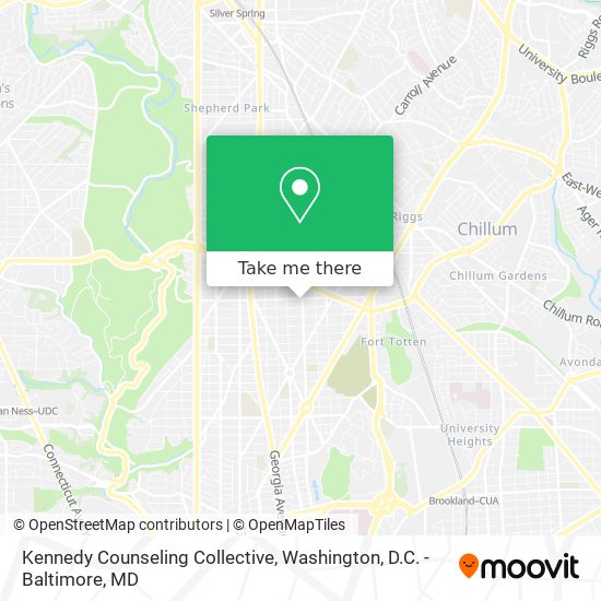 Kennedy Counseling Collective map