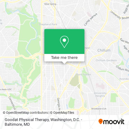Goodat Physical Therapy map