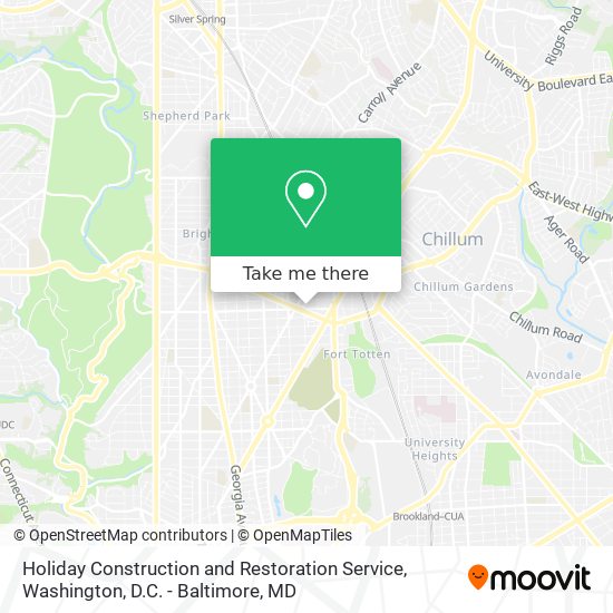 Mapa de Holiday Construction and Restoration Service
