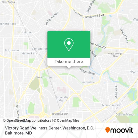 Victory Road Wellness Center map