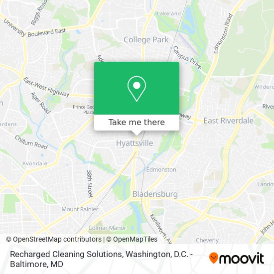 Recharged Cleaning Solutions map