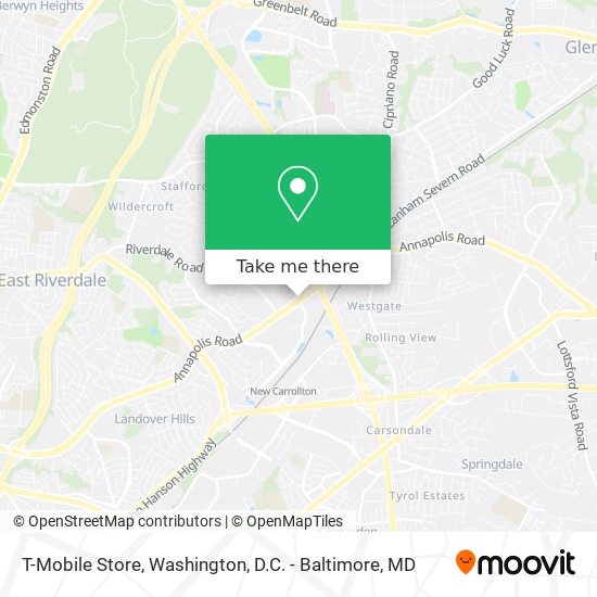 Mapa de T-Mobile Store