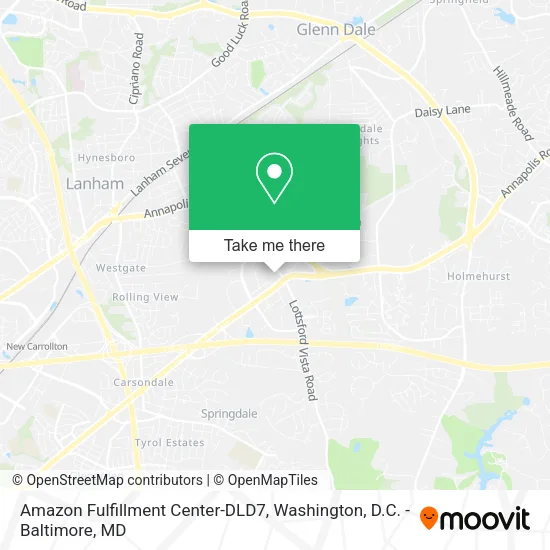 Mapa de Amazon Fulfillment Center-DLD7