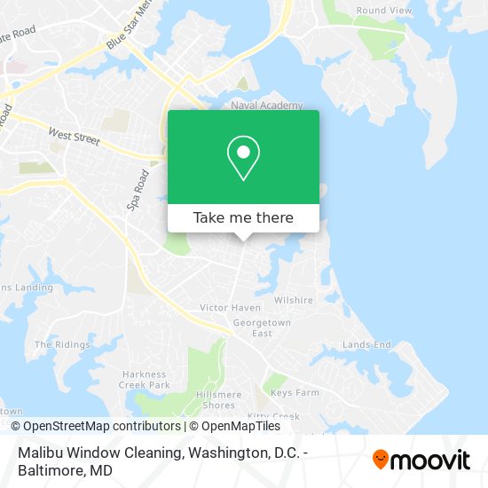 Malibu Window Cleaning map