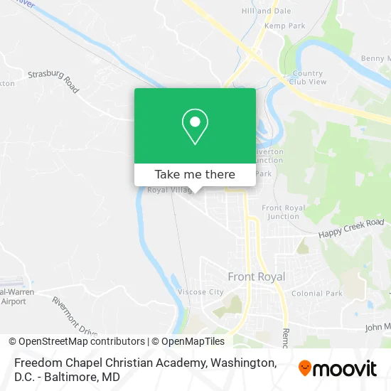 Freedom Chapel Christian Academy map