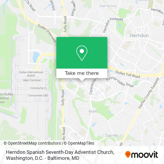 Herndon Spanish Seventh-Day Adventist Church map