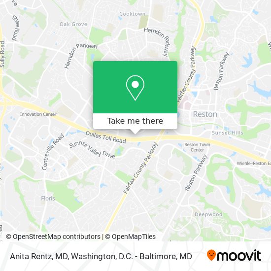 Mapa de Anita Rentz, MD