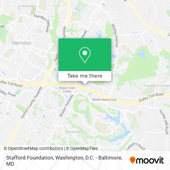 Stafford Foundation map