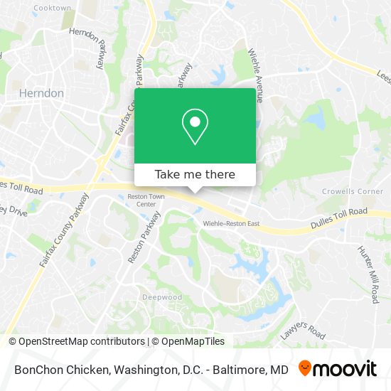 Mapa de BonChon Chicken