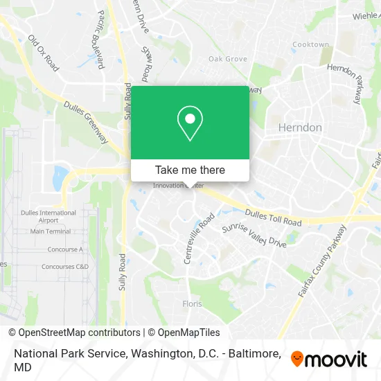 National Park Service map