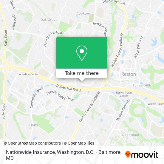 Nationwide Insurance map