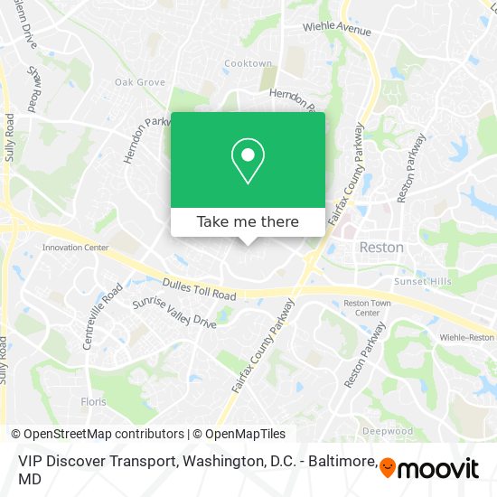 Mapa de VIP Discover Transport