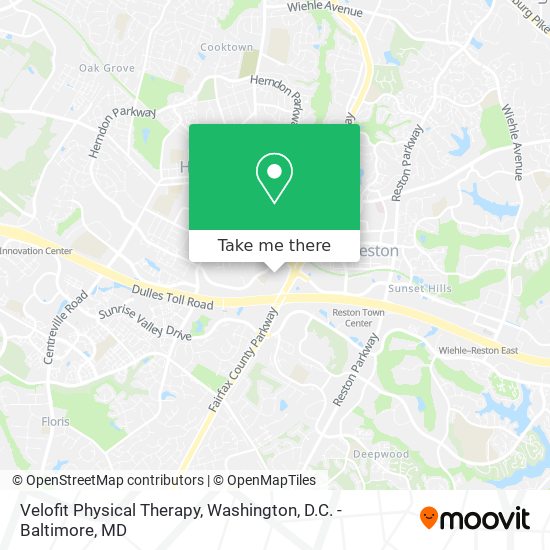 Velofit Physical Therapy map