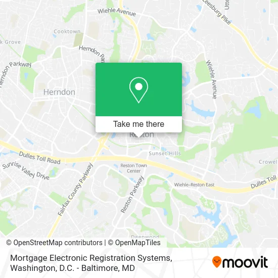 Mortgage Electronic Registration Systems map