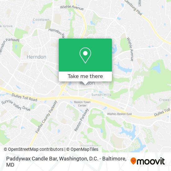 Paddywax Candle Bar map