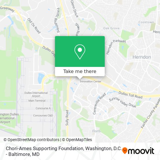 Mapa de Chori-Ames Supporting Foundation