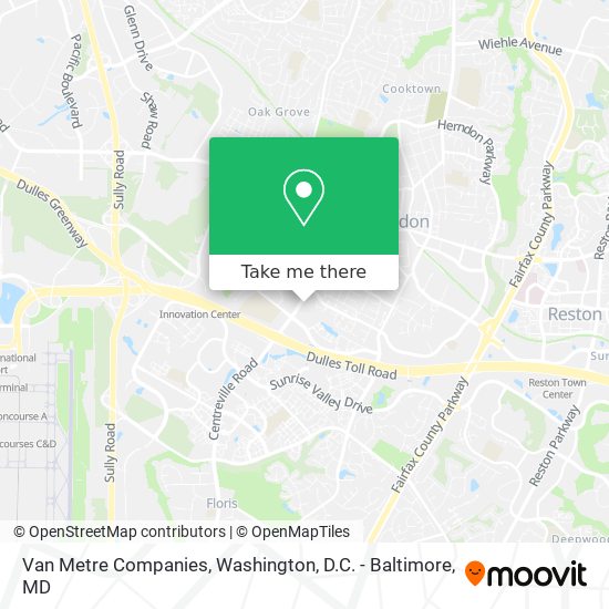 Van Metre Companies map