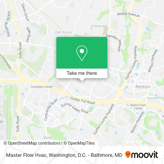 Master Flow Hvac map