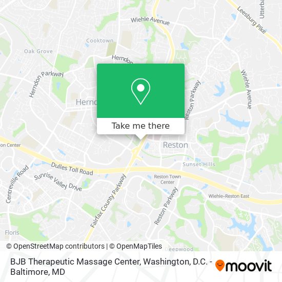 BJB Therapeutic Massage Center map