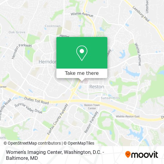 Women's Imaging Center map