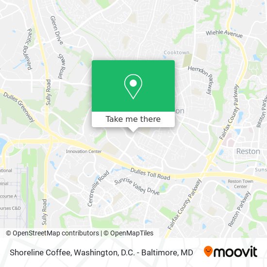 Mapa de Shoreline Coffee