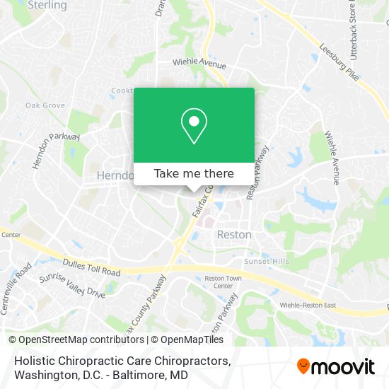 Holistic Chiropractic Care Chiropractors map