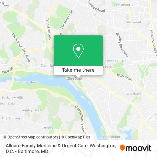 Mapa de Allcare Family Medicine & Urgent Care