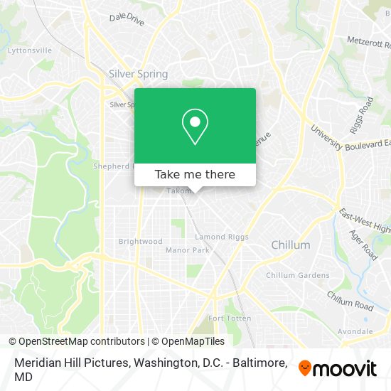 Meridian Hill Pictures map
