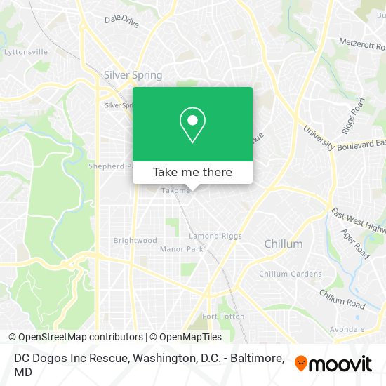 Mapa de DC Dogos Inc Rescue