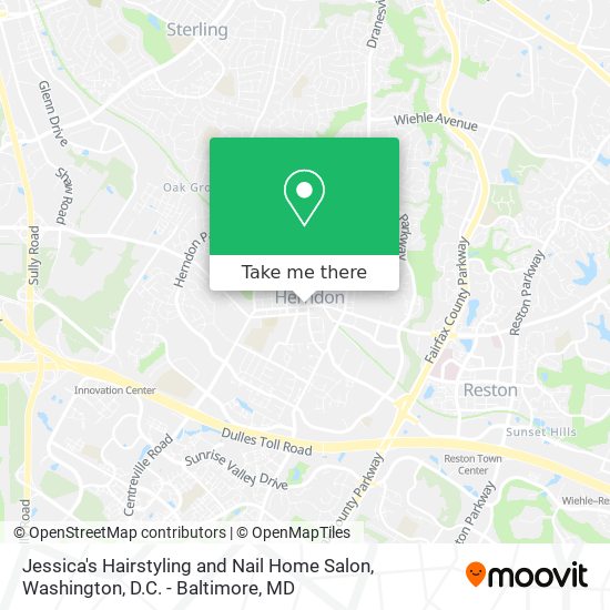 Jessica's Hairstyling and Nail Home Salon map