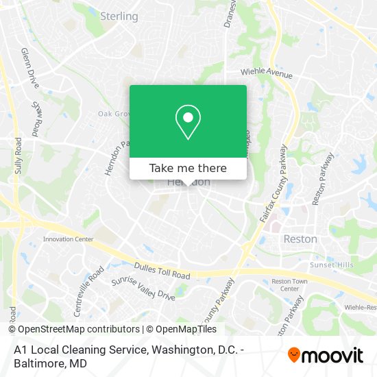 A1 Local Cleaning Service map