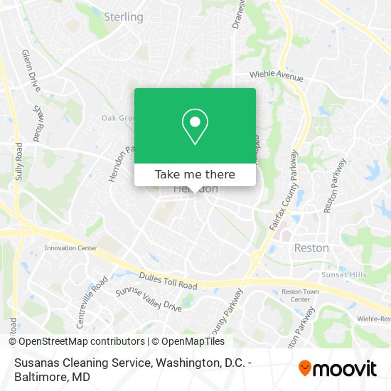 Susanas Cleaning Service map