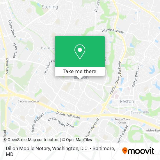 Dillon Mobile Notary map