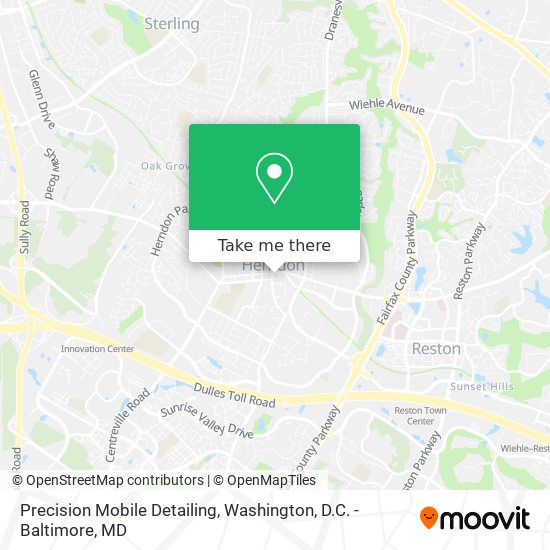 Mapa de Precision Mobile Detailing