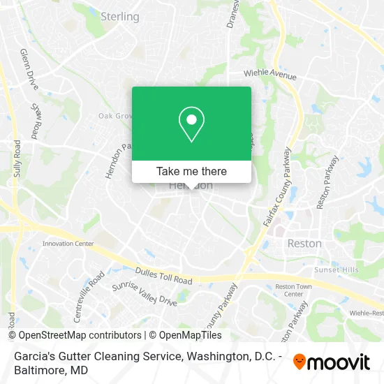Garcia's Gutter Cleaning Service map