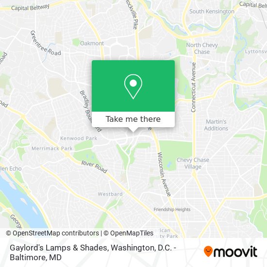 Gaylord's Lamps & Shades map