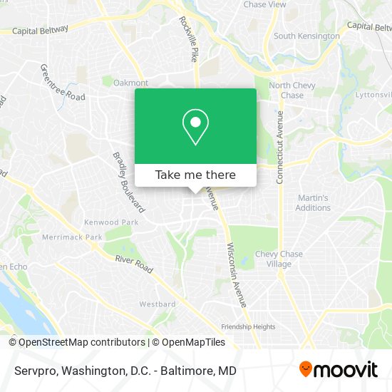 Servpro map