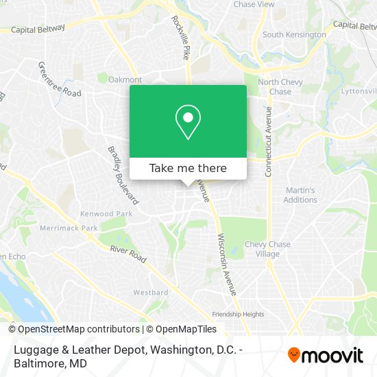 Mapa de Luggage & Leather Depot