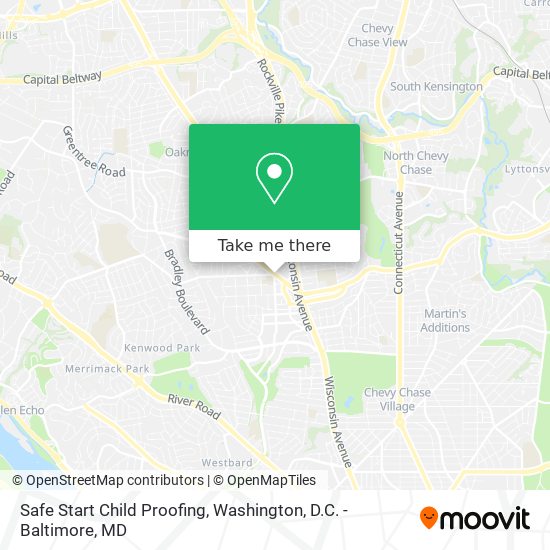 Mapa de Safe Start Child Proofing
