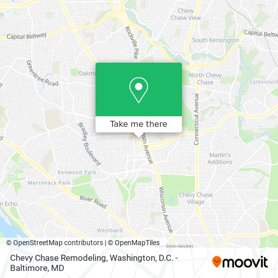 Chevy Chase Remodeling map