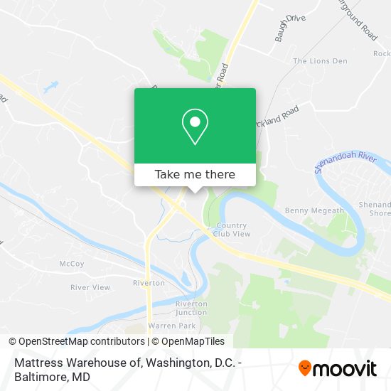Mattress Warehouse of map