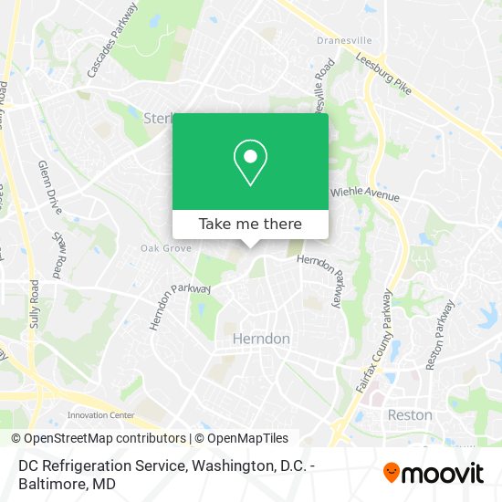 Mapa de DC Refrigeration Service