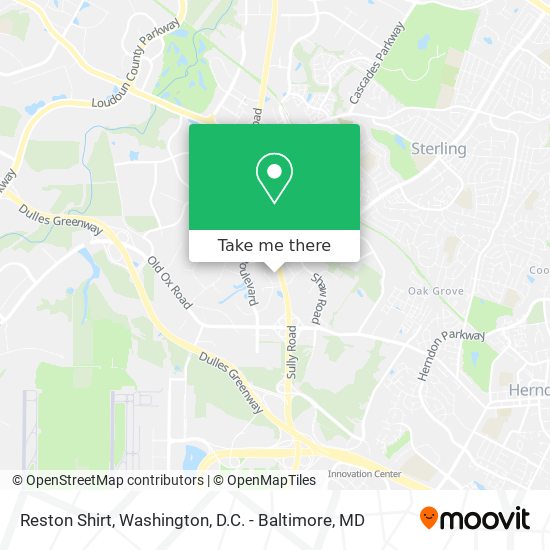 Reston Shirt map