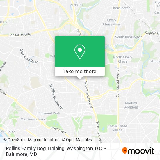 Mapa de Rollins Family Dog Training