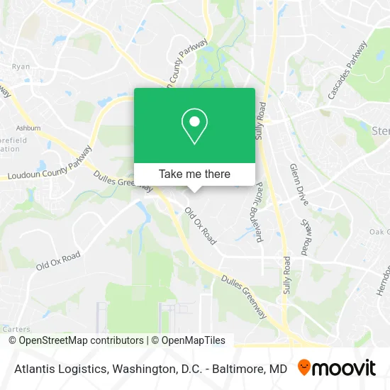 Atlantis Logistics map