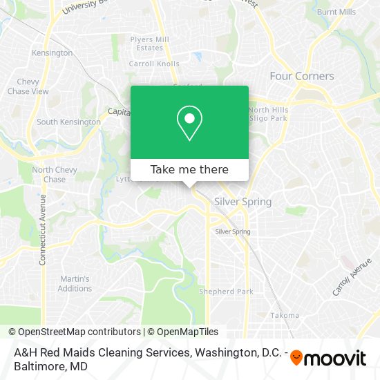 A&H Red Maids Cleaning Services map